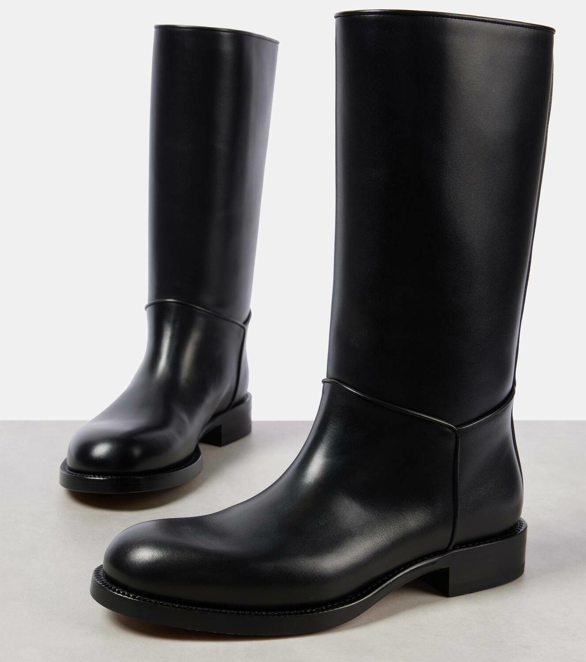The Row Nobilis leather knee-high boots The Row The Row Nobilis leather knee-high boots The Row