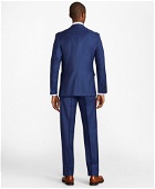 Brooks Brothers Men's Milano Fit Sharkskin 1818 Suit | Blue
