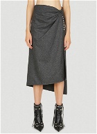Flannel Skirt in Grey