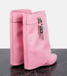 Givenchy - Shark Lock leather ankle boots