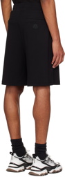 Moncler Black Pinched Seam Shorts