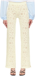 GCDS Off-White Monogram Trousers