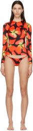 Louisa Ballou Black & Red Surfer's Paradise Bikini