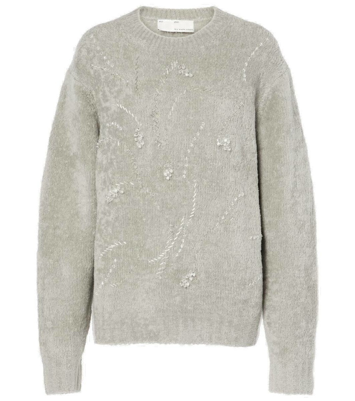 Photo: Xu Zhi Embellished wool-blend sweater