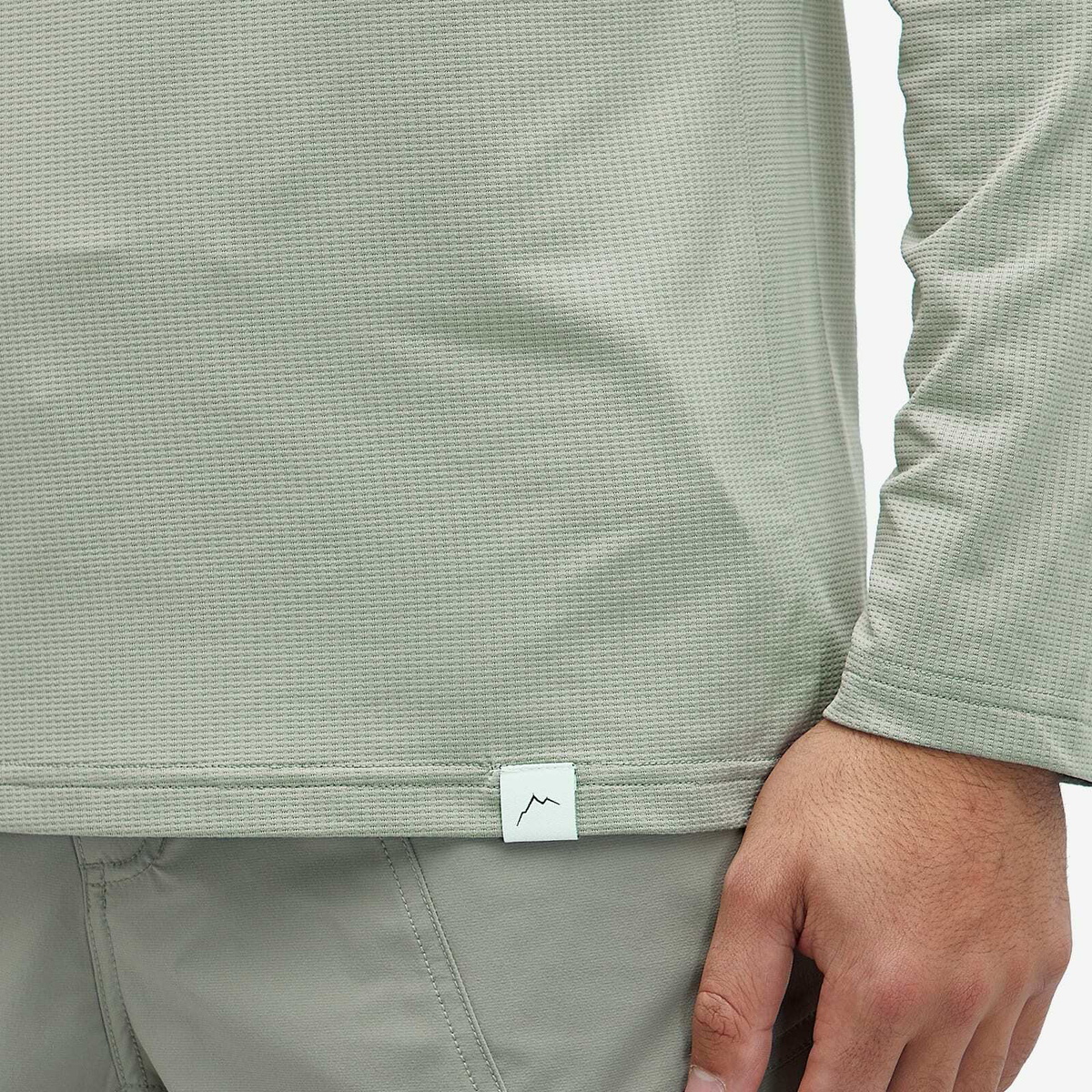 CAYL Men's Logo Air Long Sleeve T-Shirt in Stone