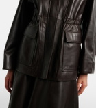 Nour Hammour Quai leather jacket