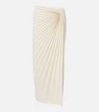 Roberto Cavalli Pleated midi skirt