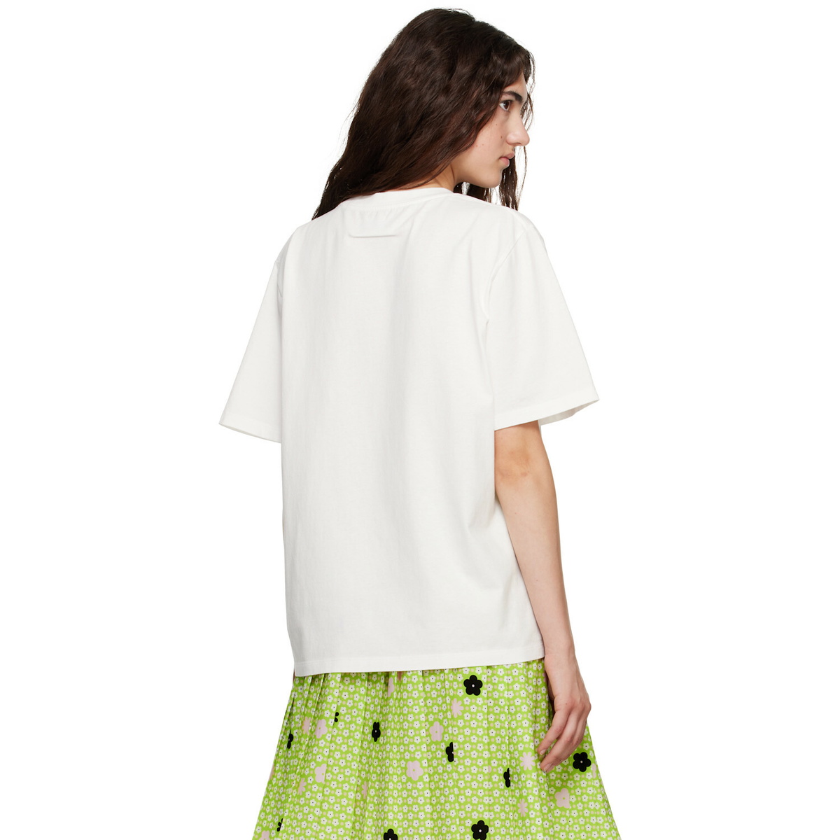 MM6 Maison Margiela Off-White Printed T-shirt