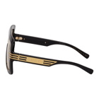 Gucci Black and Yellow Square Sunglasses