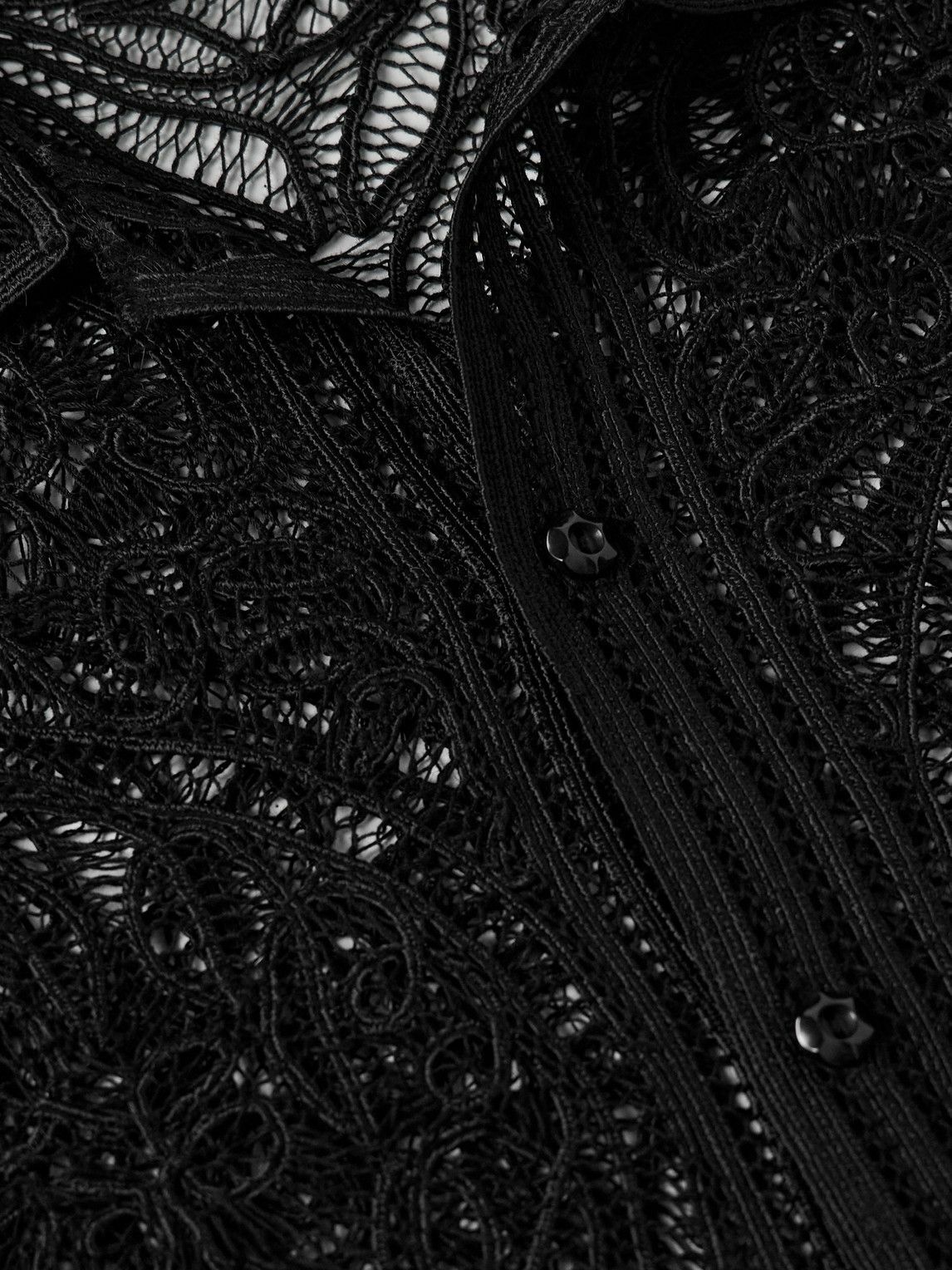 Saraid Lace Shirt Black