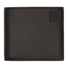 Loewe Black and Khaki Bifold Wallet