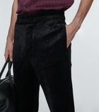 Saint Laurent - Tapered velvet pants