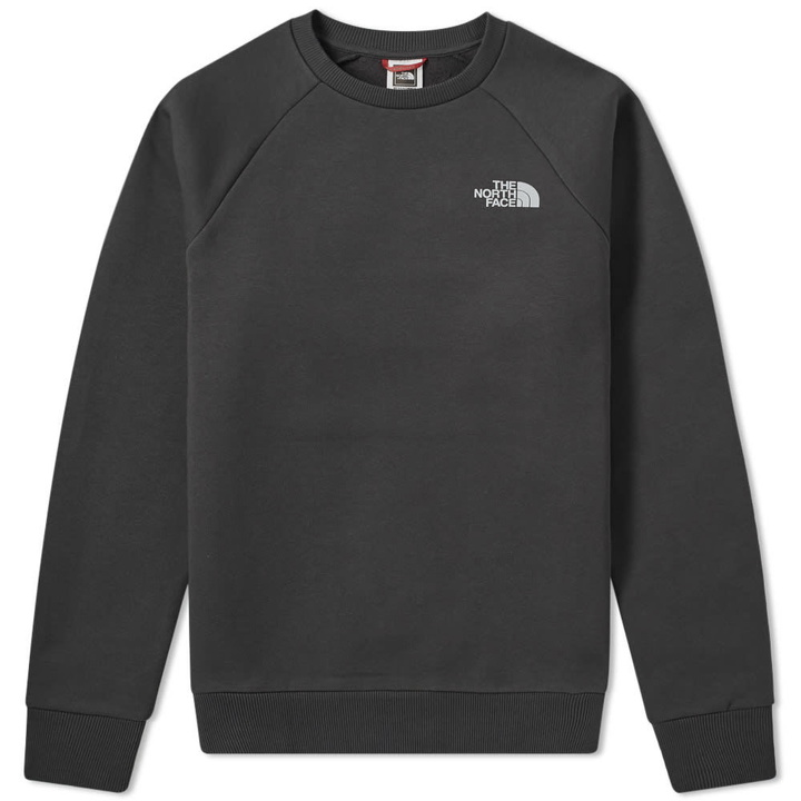 Photo: The North Face Raglan Red Box Crew Sweat Asphalt Grey