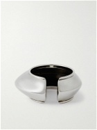 Alexander McQueen - Gaze Logo-Engraved Silver-Tone Ear Cuff