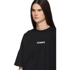 Vetements Black Logo T-Shirt