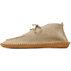 LEMAIRE Beige Reversed Suede Leather Desert Boots