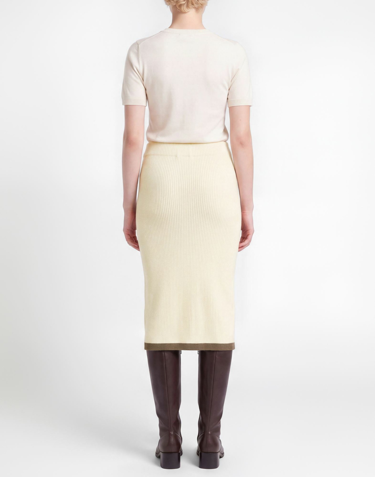 Drumohr Womens Midi skirt Ivory
