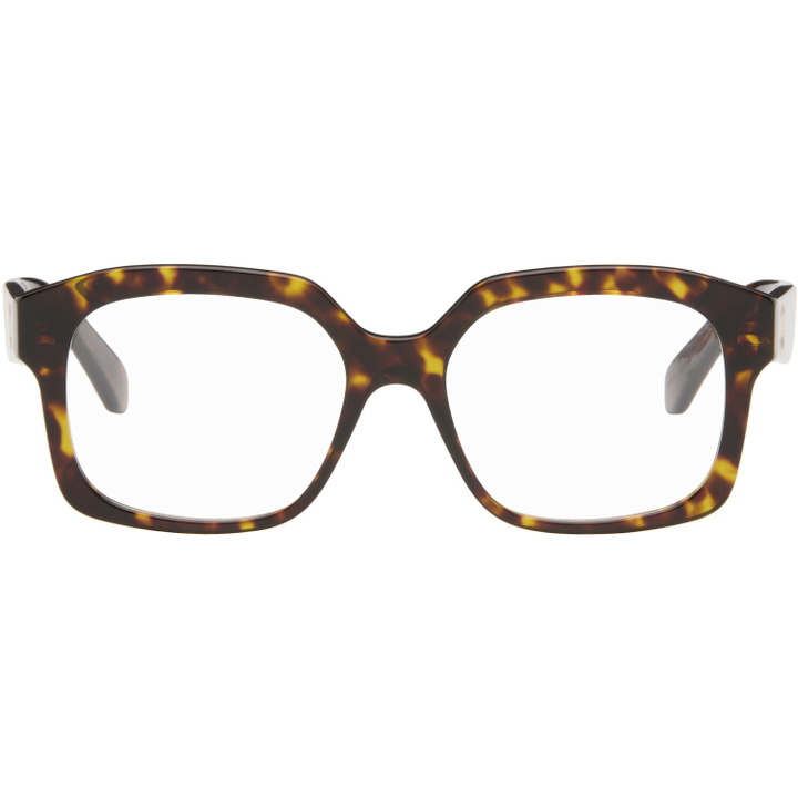 Photo: LOEWE Brown Anagram Glasses