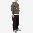 WTAPS Men's Acne Bones Hoody in Olive Drab