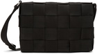 Bottega Veneta Black Webbing Cassette Bag