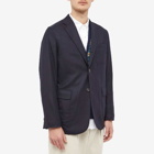 Beams Plus Men's 3B Flannel Jacket in Navy