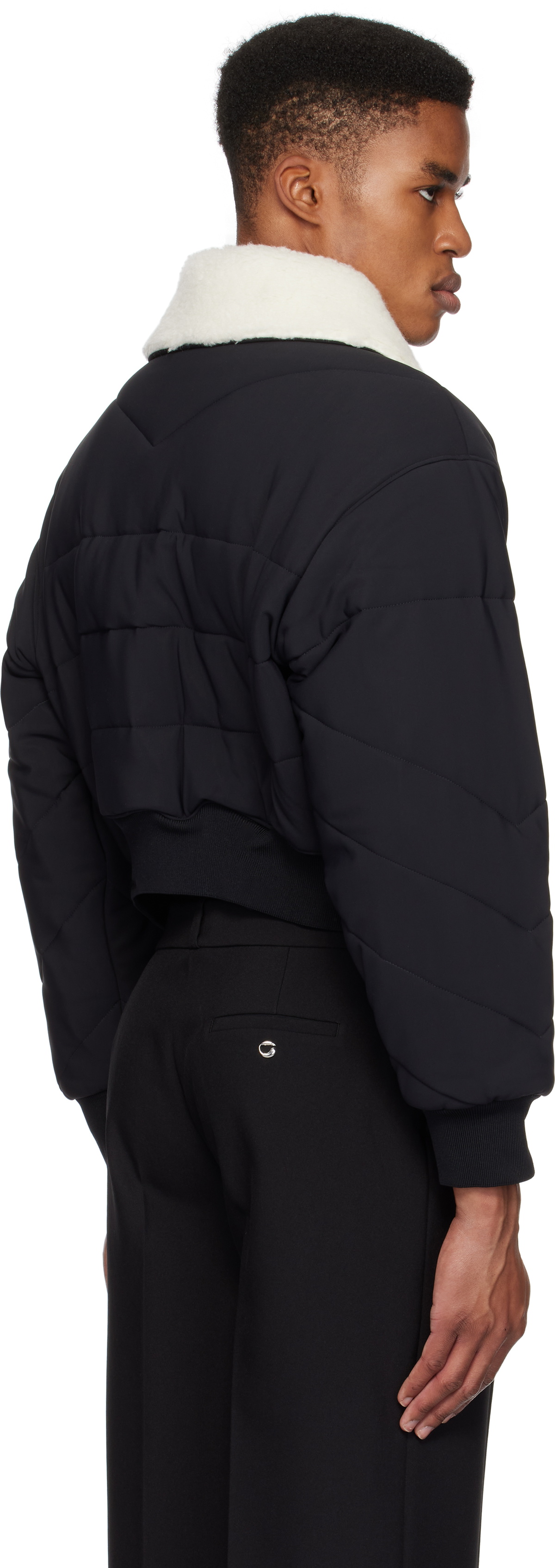 Coperni Black C+ Bomber Jacket