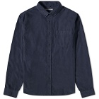 Kestin Men's Raeburn Button Down Shirt in Midnight Navy Needle Cord