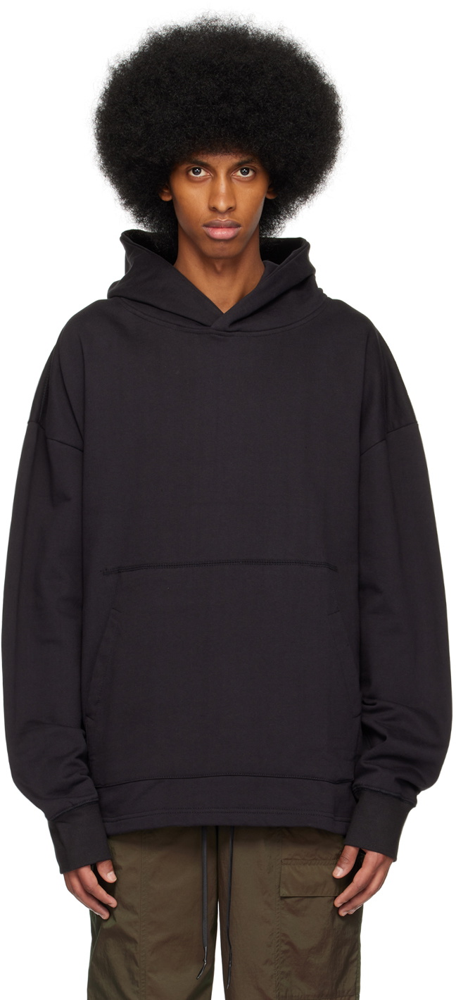 True Tribe Black Oversized Hoodie