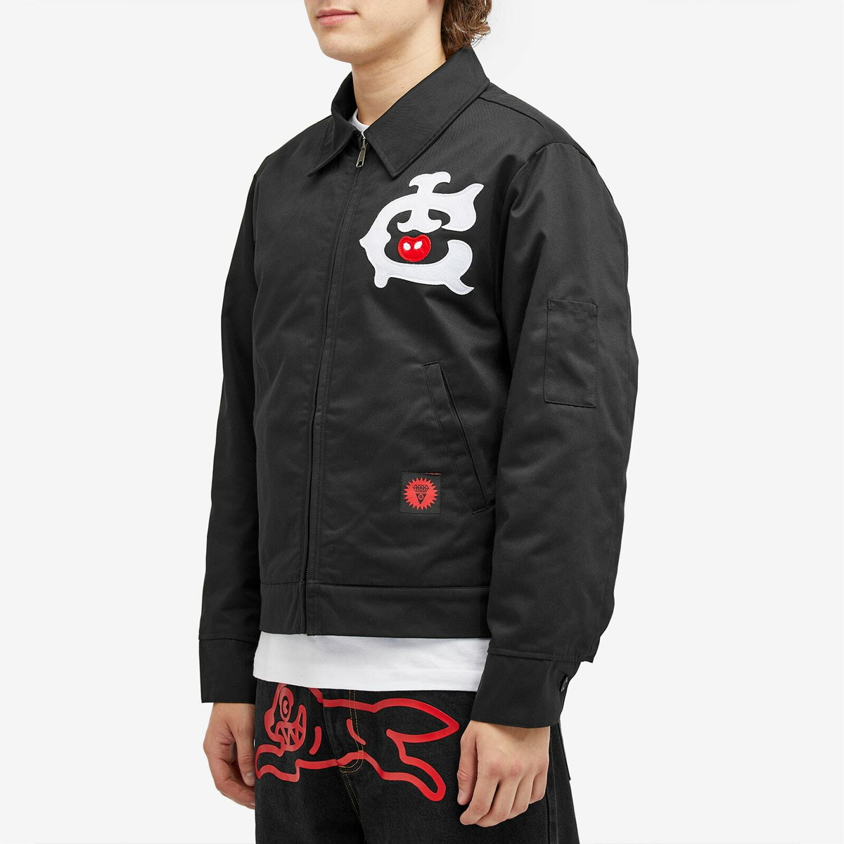 ICECREAM Men's Work Jacket in Black ICECREAM