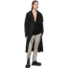 Rick Owens Black Performa Trench Coat