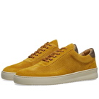 Filling Pieces Low Mondo Ripple Suede Perforated Sneaker