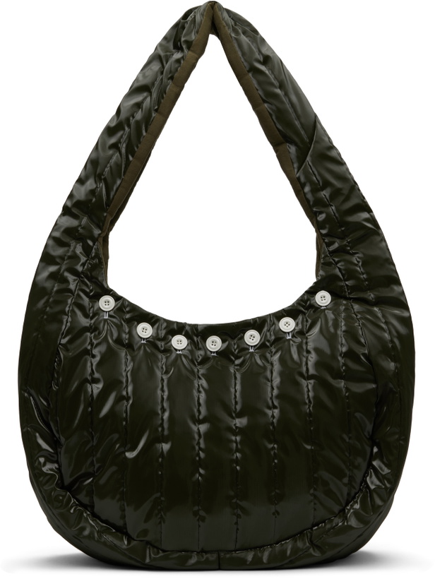 Photo: Omar Afridi SSENSE Exclusive Khaki Quilted Lidia Tote