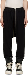 Rick Owens DRKSHDW Black Tower Drawstring Sweatpants