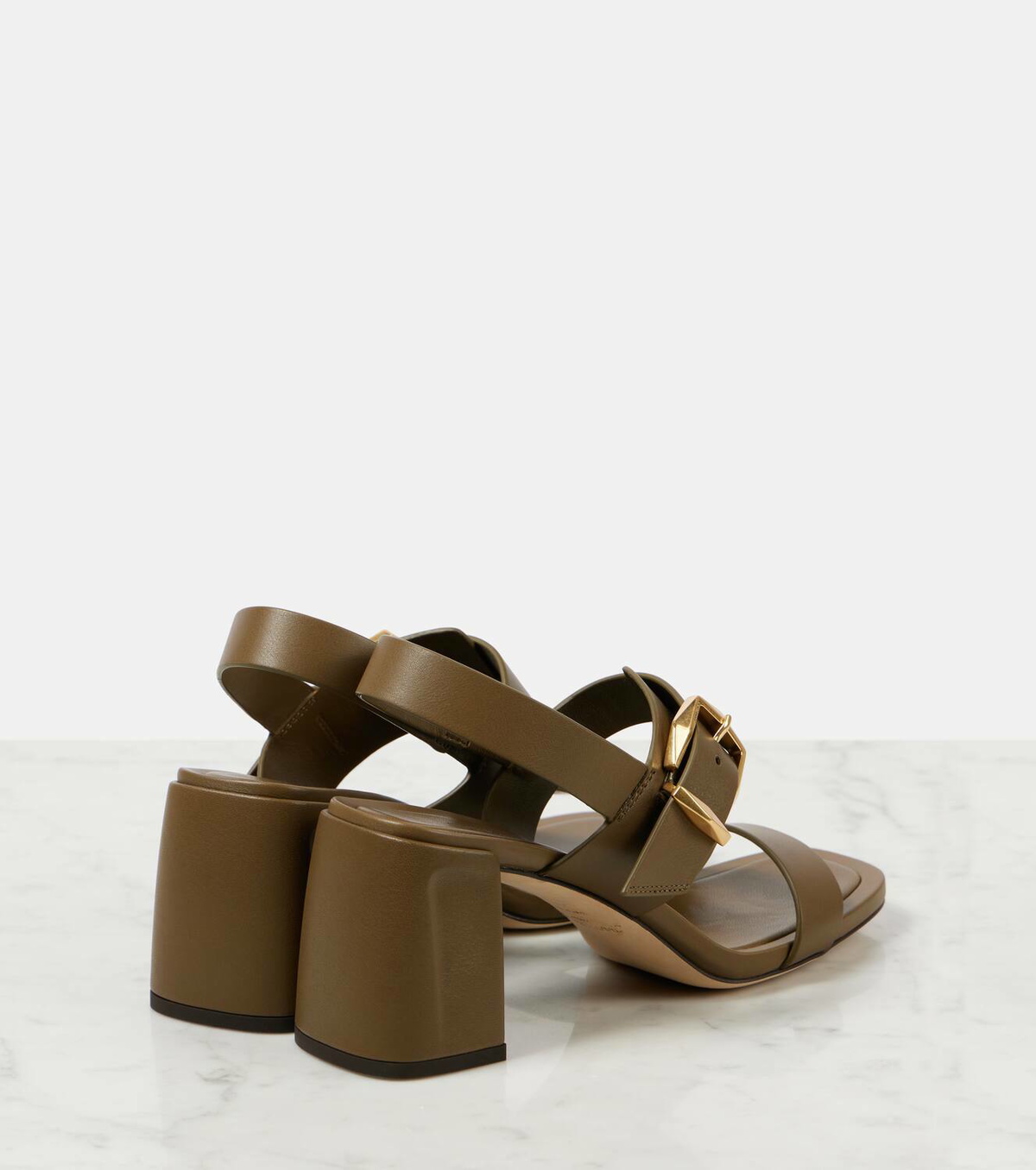 JIMMY CHOO Hawke 70 レザー サンダル HAWKE70CIE_000034_SIDE_vg394__