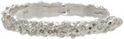 Faris SSENSE Exclusive Silver Roca Cuff Bracelet