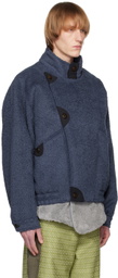 Kiko Kostadinov Blue Maersk Bomber Jacket