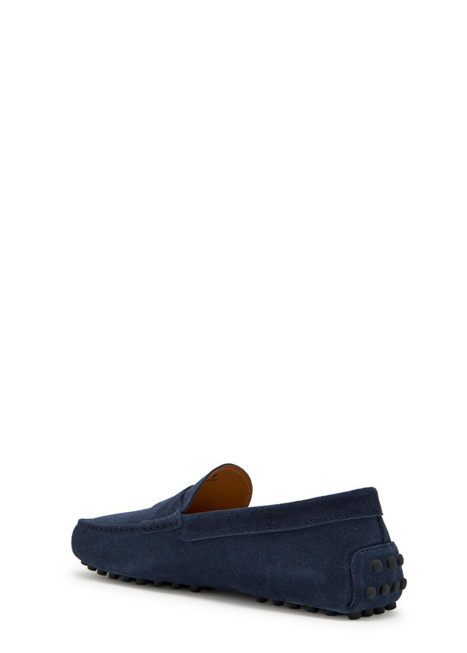 Tods Gommino Suede Loafers Navy