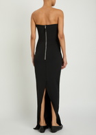 Rick Owens Prong Cut-out Crepe Gown Black
