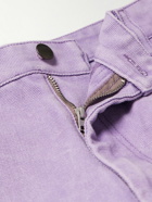 Acne Studios - Rexter Wide-Leg Denim Shorts - Purple