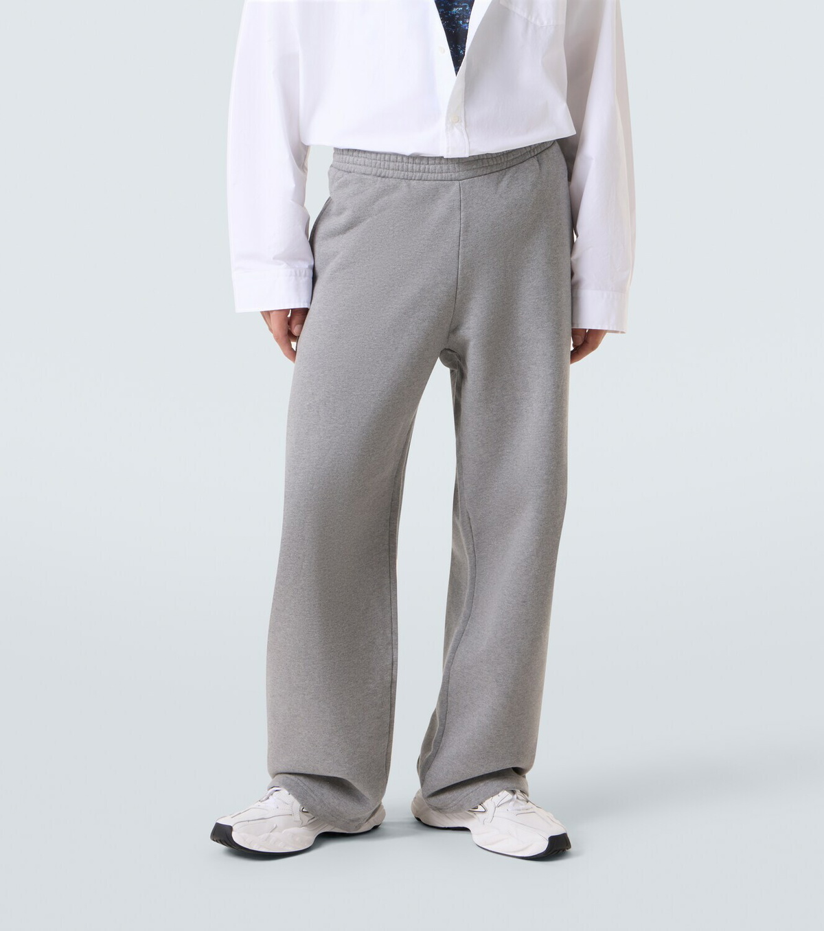 Balenciaga Cotton jersey wide-leg sweatpants