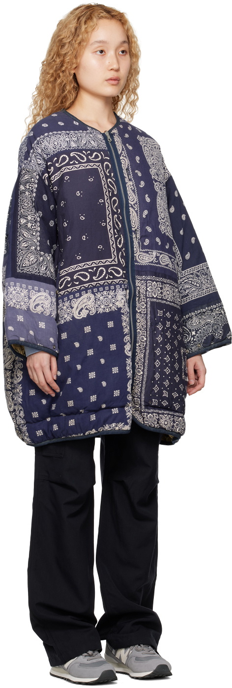 Visvim Blue Reversible Down Coat