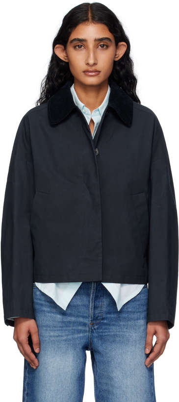 Photo: A.P.C. Navy Becca Jacket
