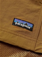 Patagonia - Isthmus Colour-Block Recycled NetPlus Hooded Half-Zip Anorak - Brown