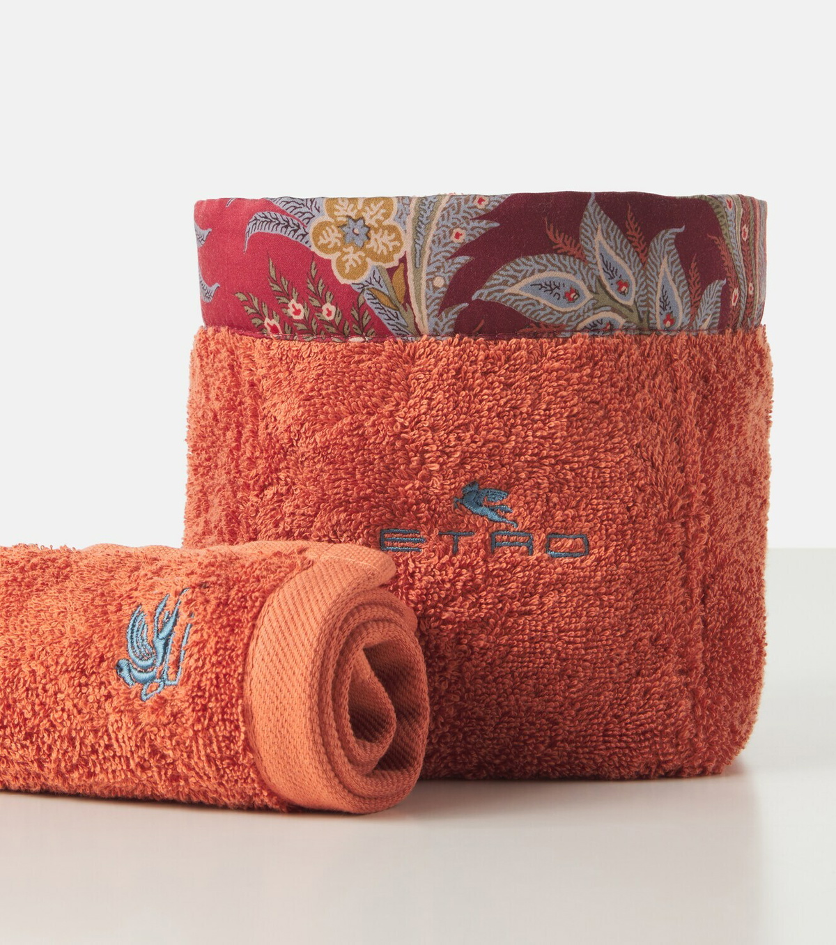 Etro Caladium set of 4 cotton terry face towels