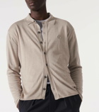 Giorgio Armani Linen and cashmere-blend cardigan