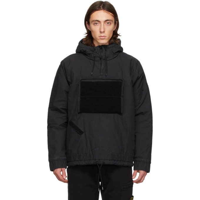Photo: Stone Island Shadow Project Black Padded Pullover Jacket