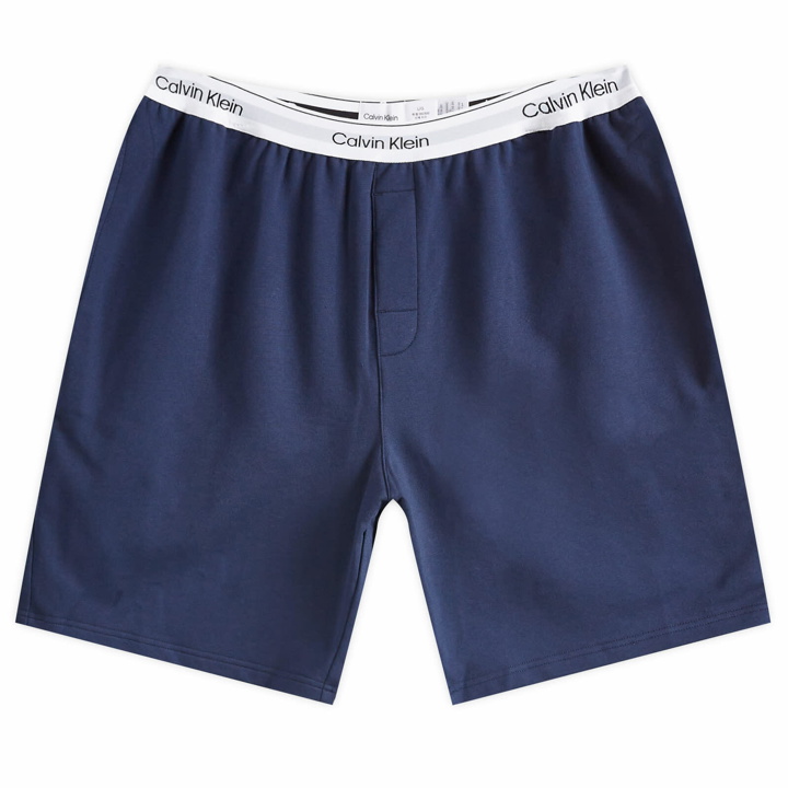 Photo: Calvin Klein Men's Sleep Shorts in Blue