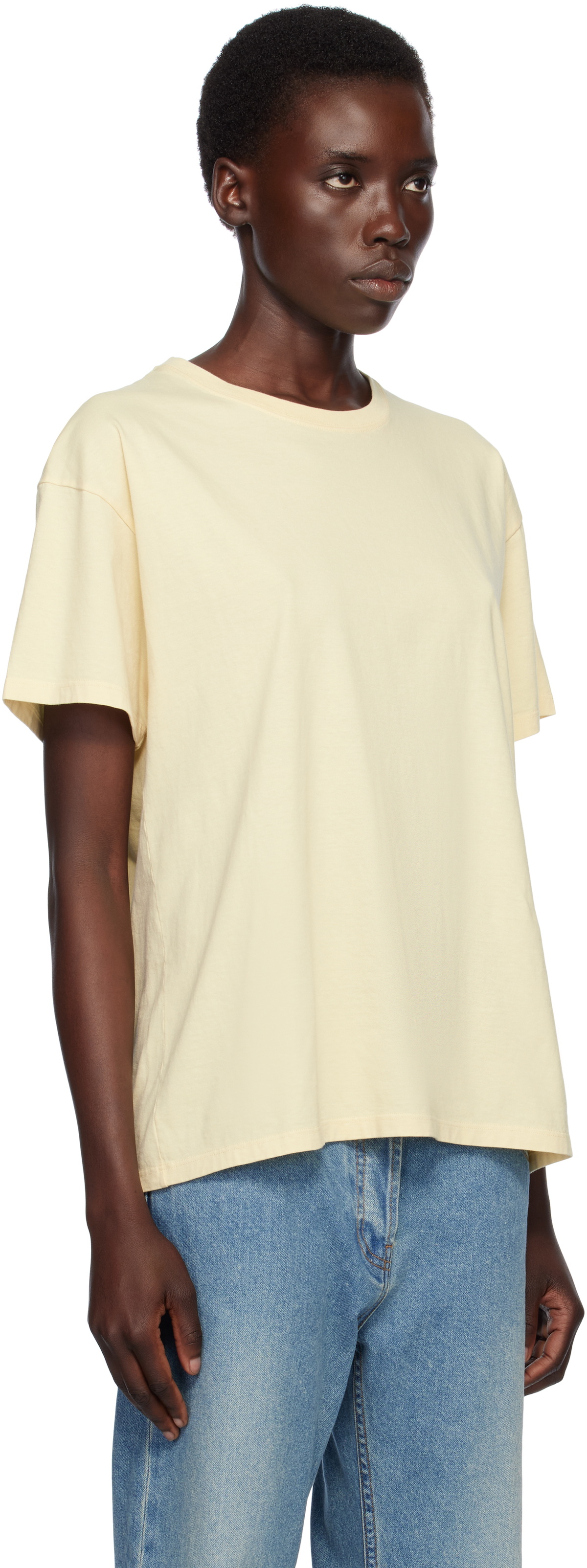 トップス THE ROW nadina t shirts xs The Row Yellow Nadina T-shirt The Row