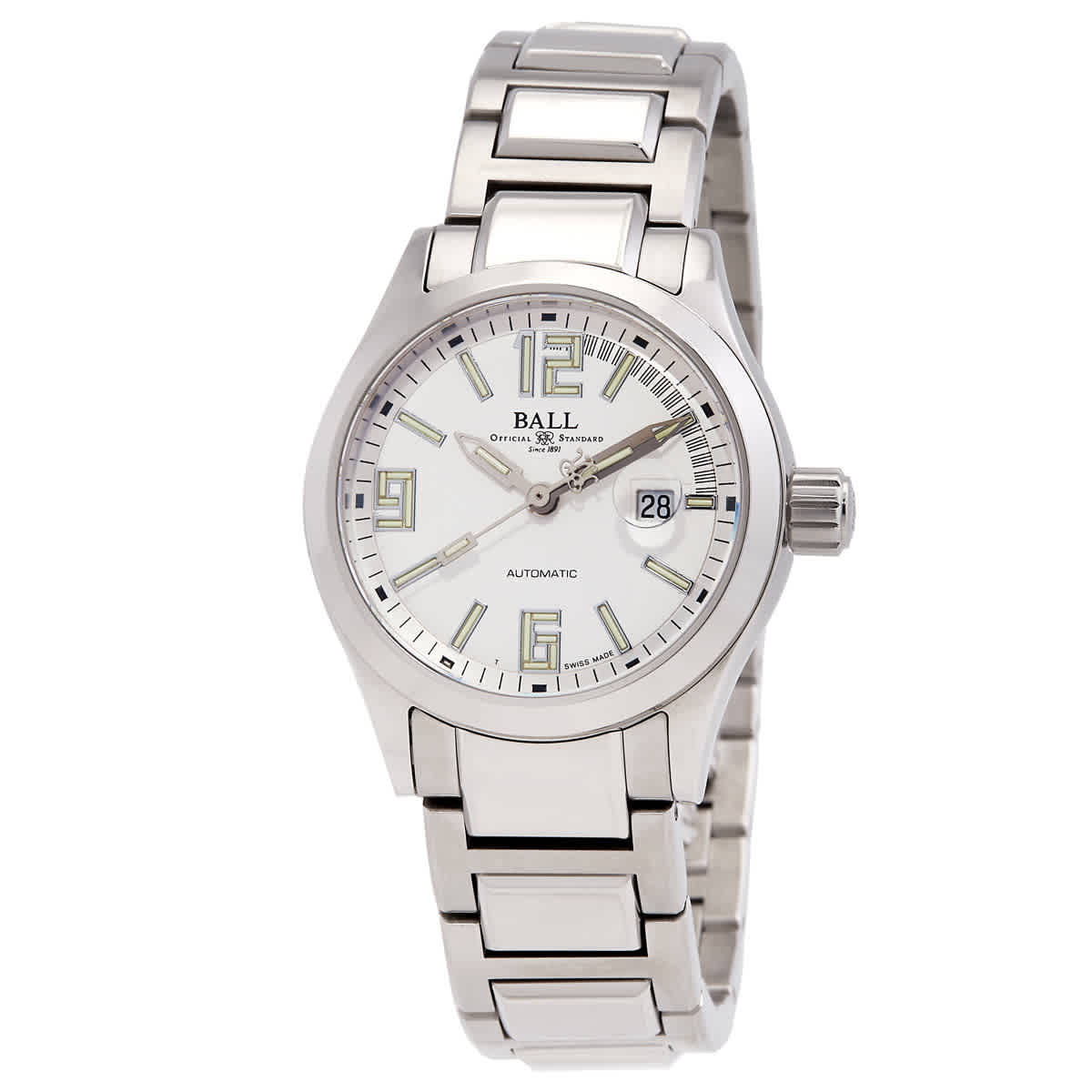 Ball Engineer III Automatic Silver Dial Ladies Watch NL1026C-S4A-SLGR