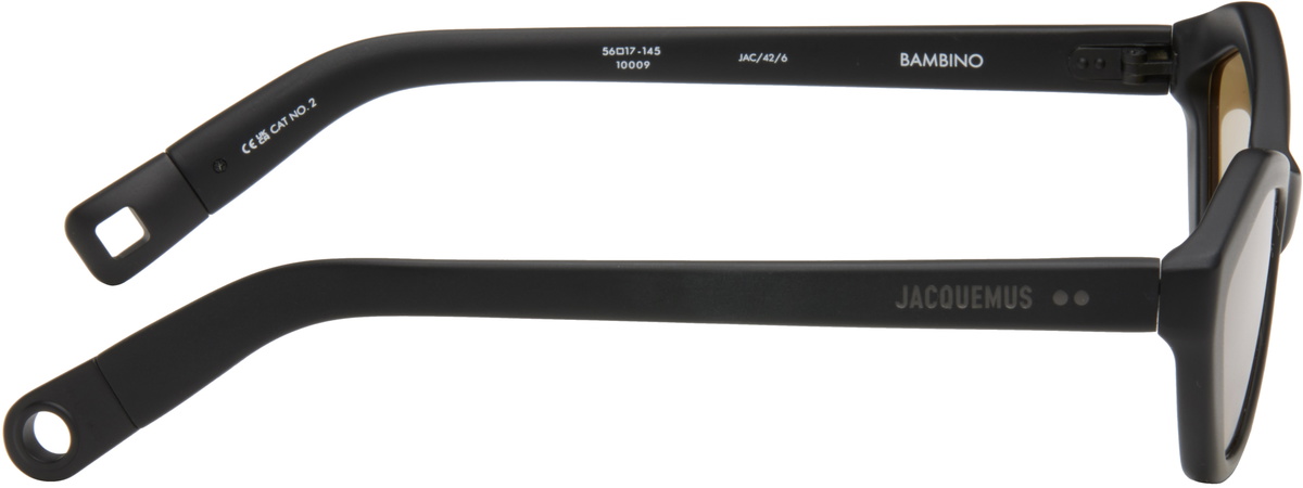 JACQUEMUS Black 'Les Lunettes Bambino' Sunglasses